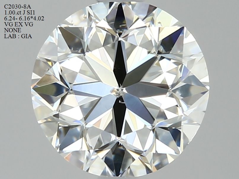 Loose Diamond - ROUND 1.0ct J SI1: Loose Diamond - ROUND 1.0ct J SI1 Source: Natural Shape: ROUND Carats: 1.0 Color: J Clarity: SI1 Certification: GIA Video:
