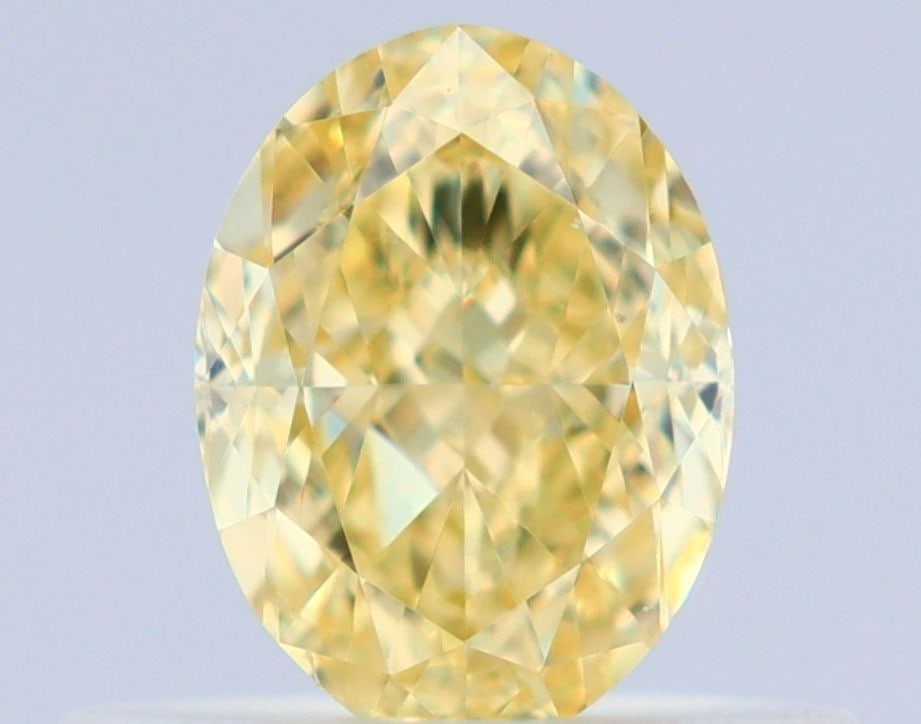 Loose Diamond - OVAL 0.51ct Fancy Yellow VVS2: Loose Diamond - OVAL 0.51ct Fancy Yellow VVS2 Source: Natural Shape: OVAL Carats: 0.51 Color: Fancy Yellow Certification: GIA Video: