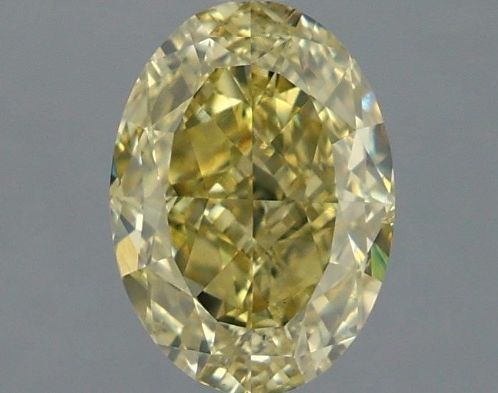 Loose Diamond - OVAL 2.25ct Fancy Brownish Greenish Yellow SI1 (1 of 1)