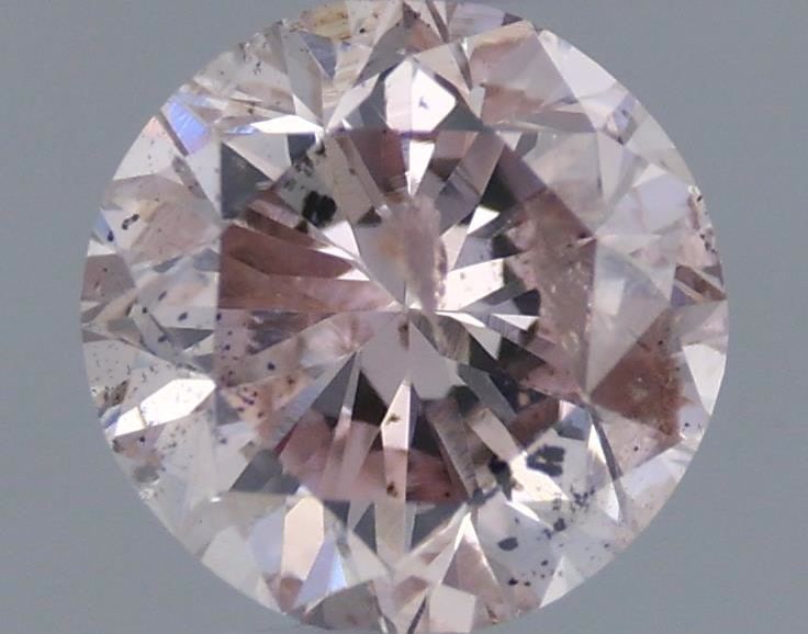 Loose Diamond - ROUND 0.38ct Fancy Brownish Purple Pink (1 of 1)