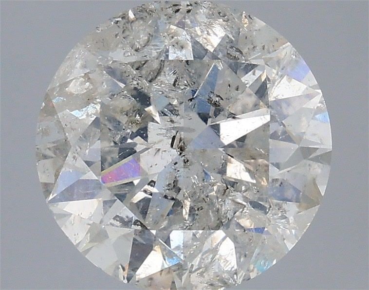 Loose Diamond - ROUND 3.01ct I I2: Loose Diamond - ROUND 3.01ct I I2 Source: Natural Shape: ROUND Carats: 3.01 Color: I Clarity: I2 Certification: IGI Video: