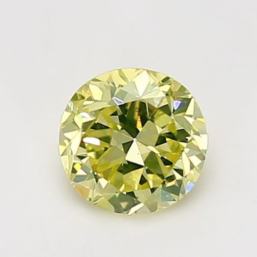 Loose Diamond - ROUND 0.8ct Fancy Intense Green Yellow VS2 (1 of 1)