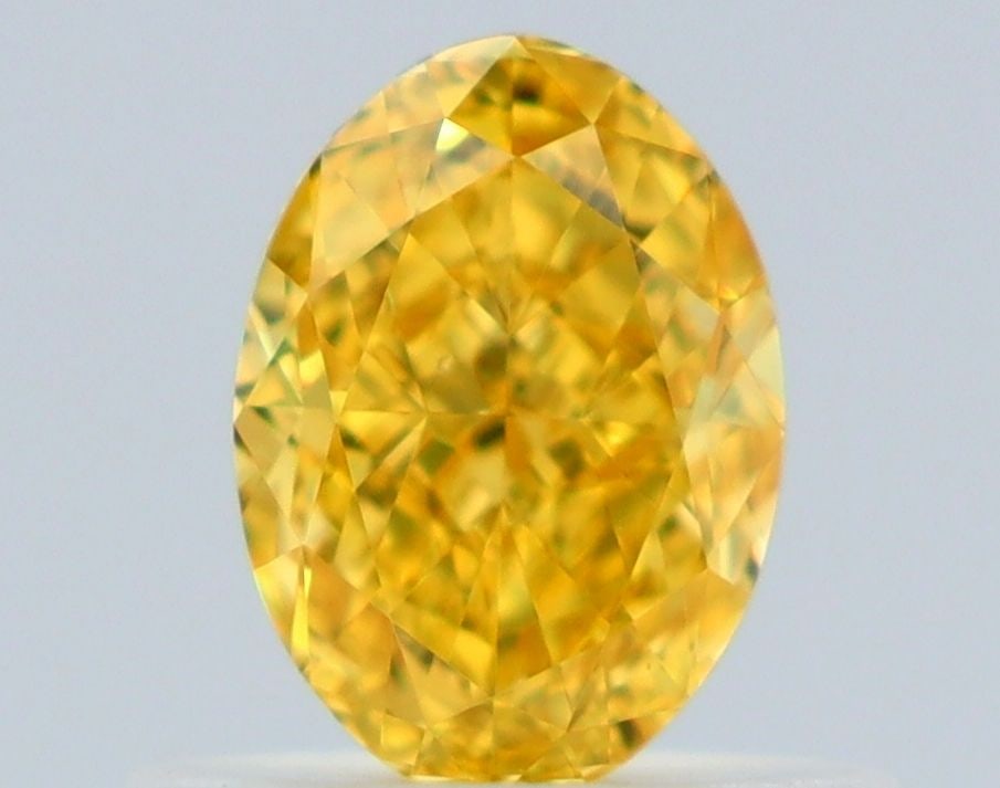 Loose Diamond - OVAL 0.6ct Fancy Vivid Yellow VVS1 (1 of 1)