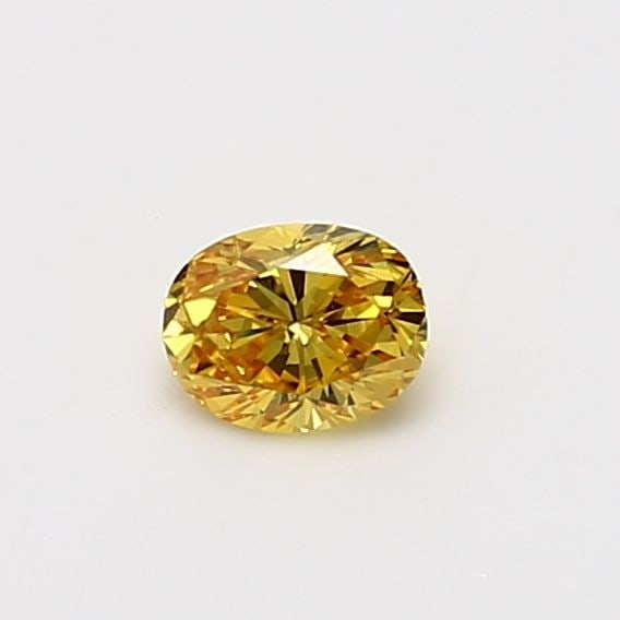 Loose Diamond - OVAL 0.3ct Fancy Vivid Orangey Yellow VVS2 (1 of 1)