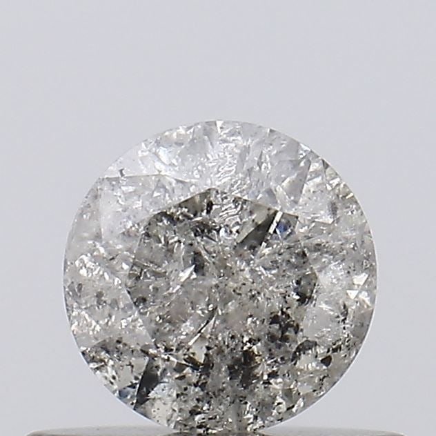 Loose Diamond - ROUND 0.41ct Salt and Pepper I3: Loose Diamond - ROUND 0.41ct Salt and Pepper I3 Source: Natural Shape: ROUND Carats: 0.41 Color: Salt and Pepper Certification: NONE Video:
