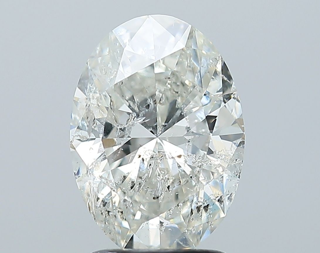 Loose Diamond - OVAL 2.03ct I I2: Loose Diamond - OVAL 2.03ct I I2 Source: Natural Shape: OVAL Carats: 2.03 Color: I Clarity: I2 Certification: NONE Video: