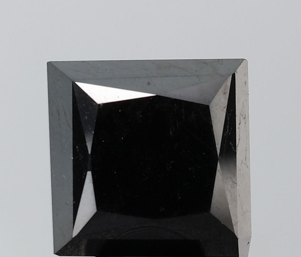 Loose Diamond - PRINCESS 9.73ct Black VS1: Loose Diamond - PRINCESS 9.73ct Black VS1 Source: Natural Shape: PRINCESS Carats: 9.73 Color: Black Certification: NONE Video: