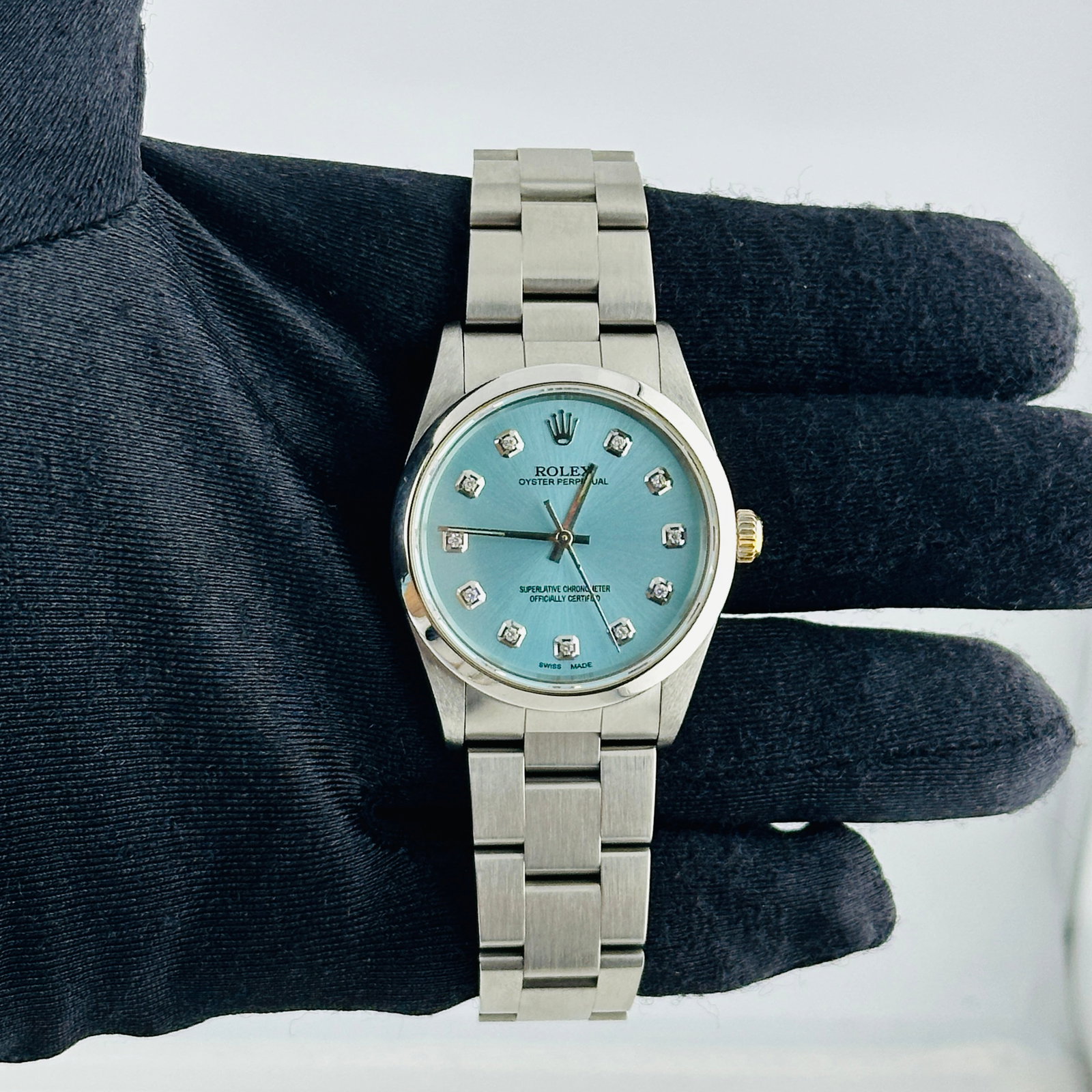 Rolex Air King Silver Dial Oyster Bracelet Ref 14000 (1 of 5)