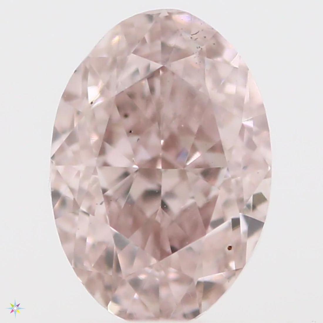 Loose Diamond - OVAL 0.37ct Fancy Orangey Pink VS2 (1 of 1)