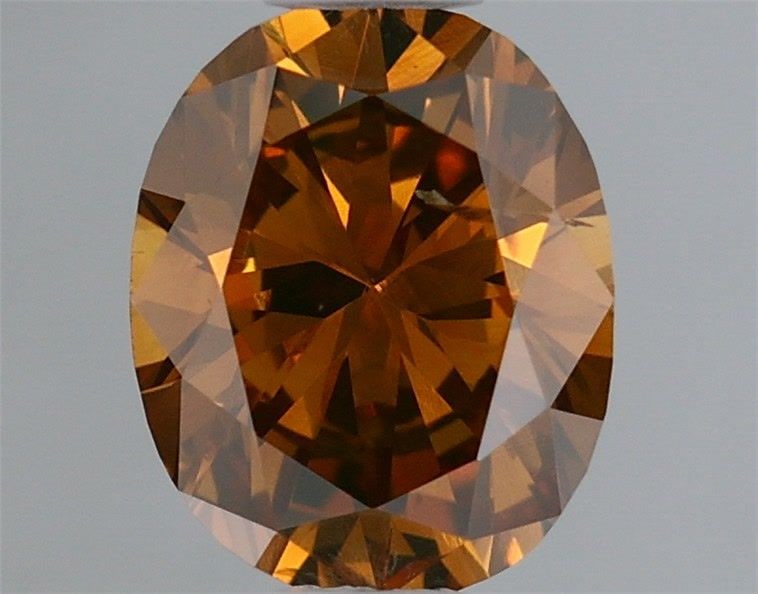 Loose Diamond - OVAL 0.79ct Fancy Deep Brown Orange (1 of 1)