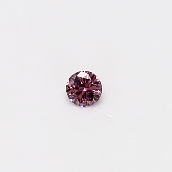 Loose Diamond - ROUND 0.04ct Fancy Deep Purplish Pink I1 (1 of 1)