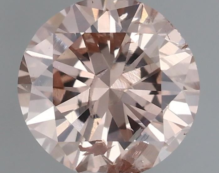 Loose Diamond - ROUND 0.5ct Fancy Brown Pink (1 of 1)