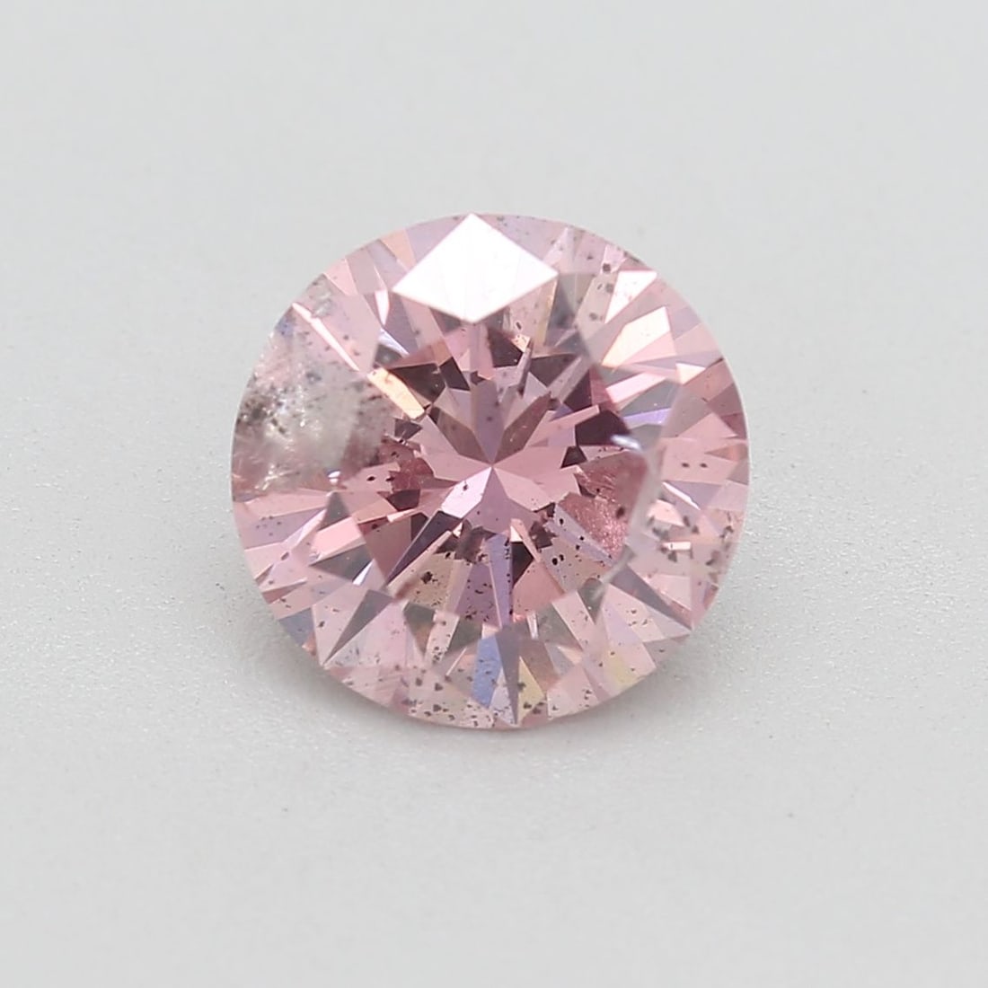 Loose Diamond - ROUND 1.11ct Fancy Intense Purplish Pink I1 (1 of 1)