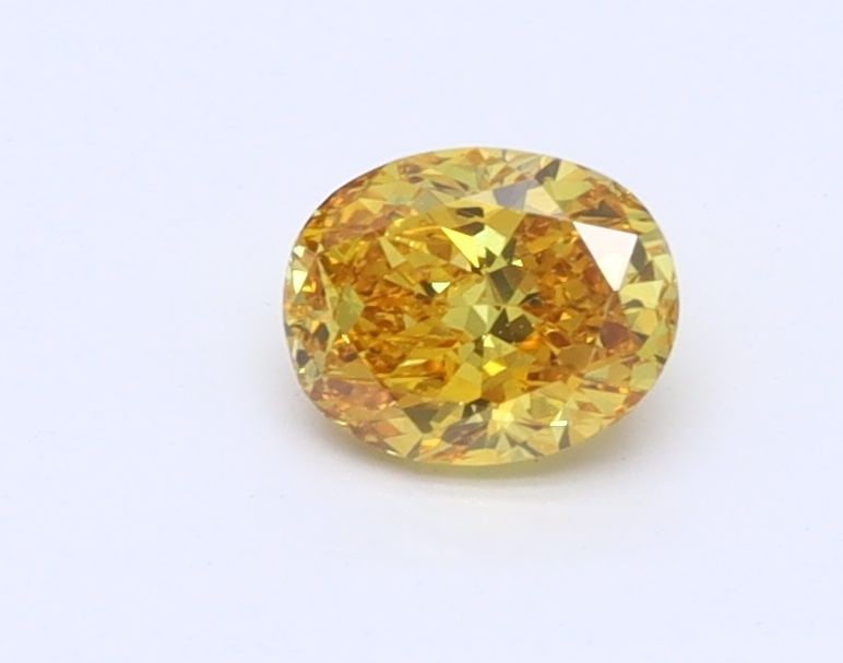 Loose Diamond - OVAL 0.3ct Fancy Intense Orange Yellow VS2: Loose Diamond - OVAL 0.3ct Fancy Intense Orange Yellow VS2 Source: Natural Shape: OVAL Carats: 0.3 Color: Fancy Intense Orange Yellow Certification: GIA Video:
