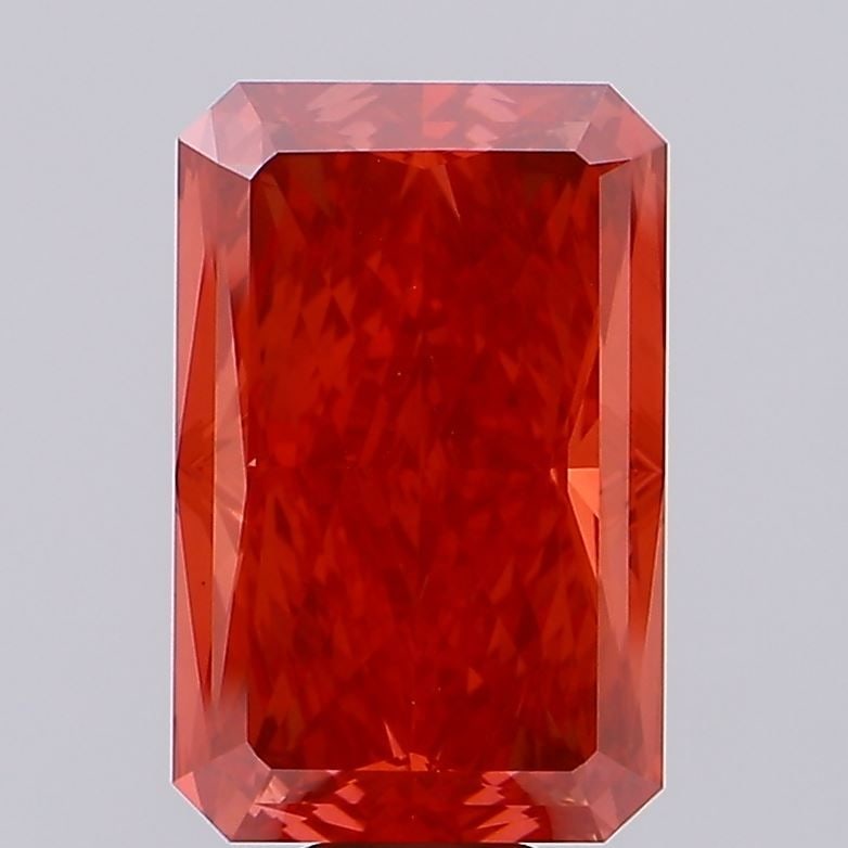 Loose Diamond - RADIANT 15.55ct Fancy Vivid Red VS1: Loose Diamond - RADIANT 15.55ct Fancy Vivid Red VS1 Source: This is a real non-mined Diamond that has been grown in a lab Shape: RADIANT Carats: 15.55 Color: Fancy Vivid Red Certification: IGI Video: