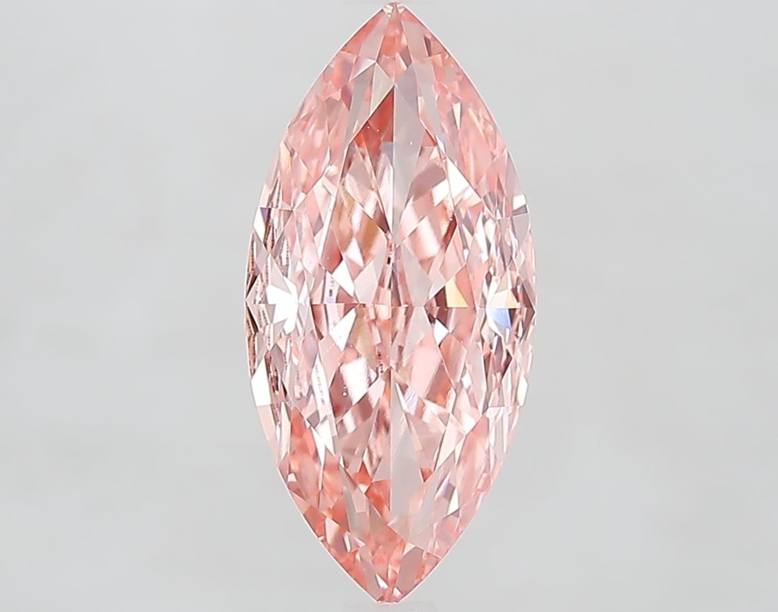 Loose Diamond - MARQUISE 2.82ct Fancy Vivid Pink VS1: Loose Diamond - MARQUISE 2.82ct Fancy Vivid Pink VS1 Source: This is a real non-mined Diamond that has been grown in a lab Shape: MARQUISE Carats: 2.82 Color: Fancy Vivid Pink Certification: IGI