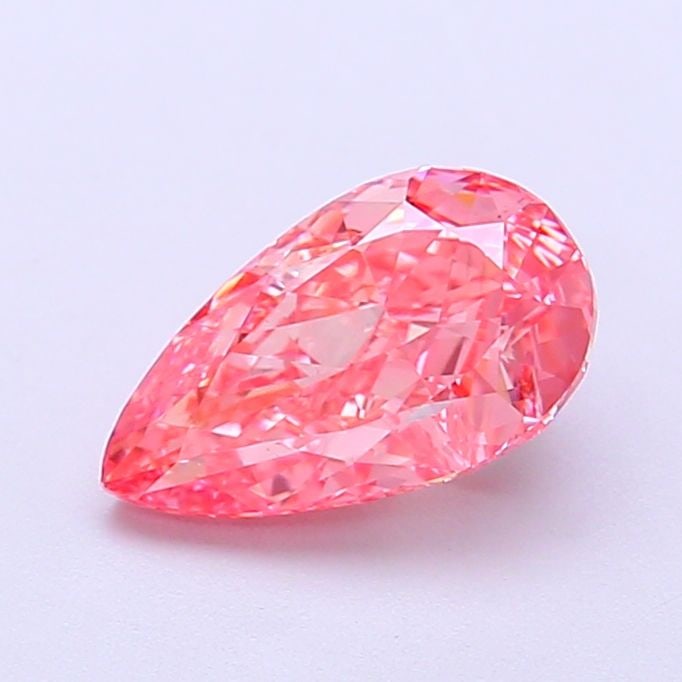 Loose Diamond - PEAR 1.36ct Fancy Vivid Pink VVS2: Loose Diamond - PEAR 1.36ct Fancy Vivid Pink VVS2 Source: This is a real non-mined Diamond that has been grown in a lab Shape: PEAR Carats: 1.36 Color: Fancy Vivid Pink Certification: IGI Video: