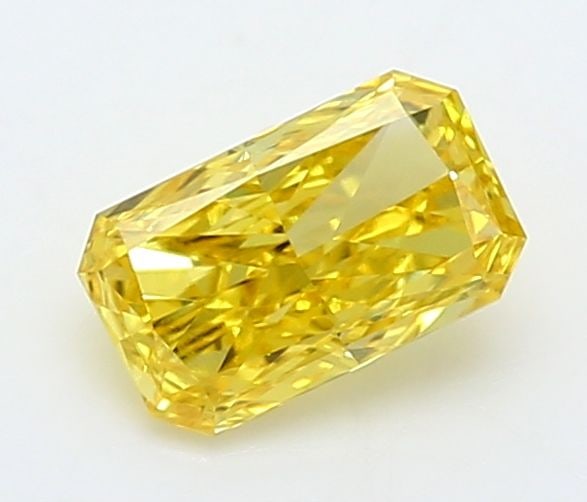 Loose Diamond - RADIANT 0.28ct Fancy Vivid Yellow VS1: Loose Diamond - RADIANT 0.28ct Fancy Vivid Yellow VS1 Source: This is a real non-mined Diamond that has been grown in a lab Shape: RADIANT Carats: 0.28 Color: Fancy Vivid Yellow Certification: IGI