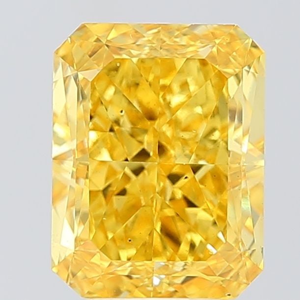 Loose Diamond - RADIANT 4.01ct Fancy Vivid Yellow VS2 (1 of 1)