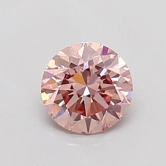 Loose Diamond - ROUND 0.54ct Fancy Vivid Pink SI1: Loose Diamond - ROUND 0.54ct Fancy Vivid Pink SI1 Source: This is a real non-mined Diamond that has been grown in a lab Shape: ROUND Carats: 0.54 Color: Fancy Vivid Pink Certification: NONE The