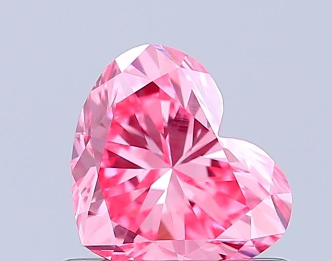 Loose Diamond - HEART 0.73ct Fancy Vivid Pink VS1 (1 of 1)