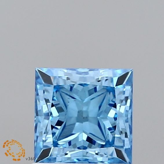 Loose Diamond - PRINCESS 0.91ct Fancy Vivid Blue VS2 (1 of 1)