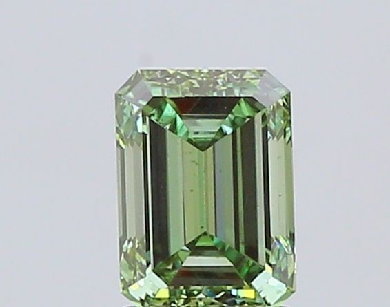Loose Diamond - EMERALD 2.05ct Fancy Vivid Green VS2: Loose Diamond - EMERALD 2.05ct Fancy Vivid Green VS2 Source: This is a real non-mined Diamond that has been grown in a lab Shape: EMERALD Carats: 2.05 Color: Fancy Vivid Green Certification: IGI Video