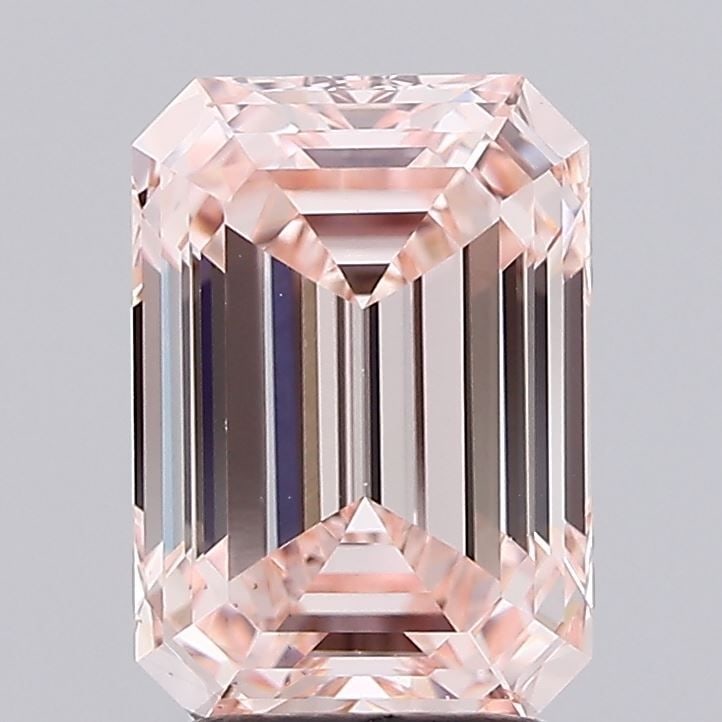 Loose Diamond - EMERALD 3.02ct Fancy Intense Pink VS1: Loose Diamond - EMERALD 3.02ct Fancy Intense Pink VS1 Source: This is a real non-mined Diamond that has been grown in a lab Shape: EMERALD Carats: 3.02 Color: Fancy Intense Pink Certification: IGI
