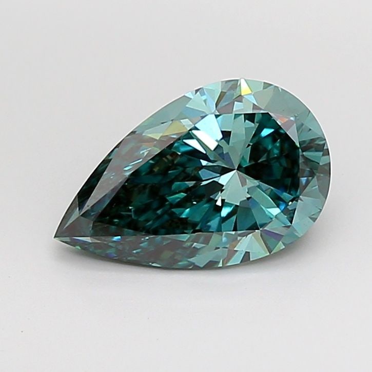 Loose Diamond - PEAR 2.25ct Fancy Vivid Green VVS2 (1 of 1)
