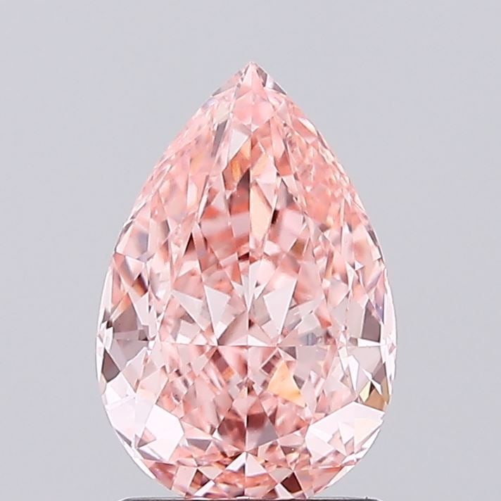 Loose Diamond - PEAR 1.71ct Fancy Vivid Pink VS1: Loose Diamond - PEAR 1.71ct Fancy Vivid Pink VS1 Source: This is a real non-mined Diamond that has been grown in a lab Shape: PEAR Carats: 1.71 Color: Fancy Vivid Pink Certification: IGI Video: Video