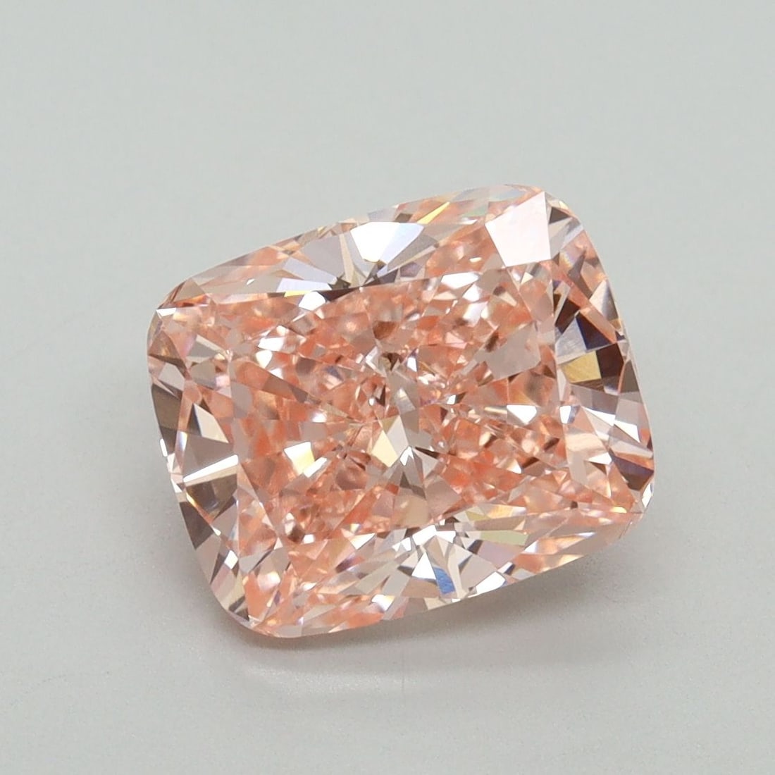 Loose Diamond - CUSHION MODIFIED 3.08ct Fancy Vivid Pink VVS2 (1 of 1)