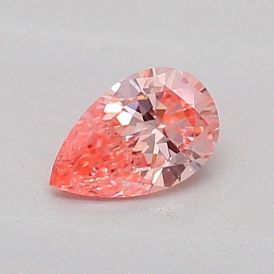 Loose Diamond - PEAR 0.19ct Fancy Vivid Pink VS2: Loose Diamond - PEAR 0.19ct Fancy Vivid Pink VS2 Source: This is a real non-mined Diamond that has been grown in a lab Shape: PEAR Carats: 0.19 Color: Fancy Vivid Pink Certification: IGI Video: Video