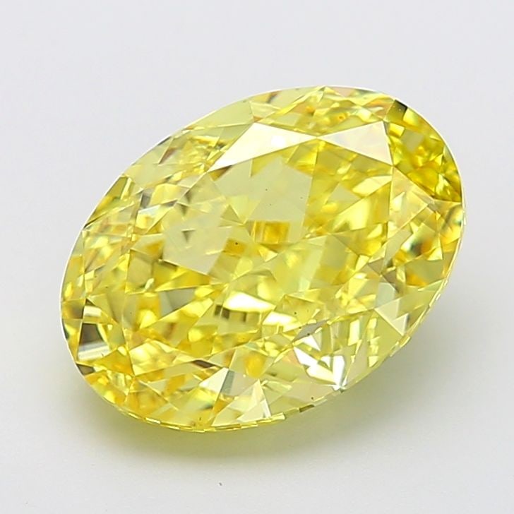 Loose Diamond - OVAL 6.06ct Fancy Vivid Yellow VS2 (1 of 1)