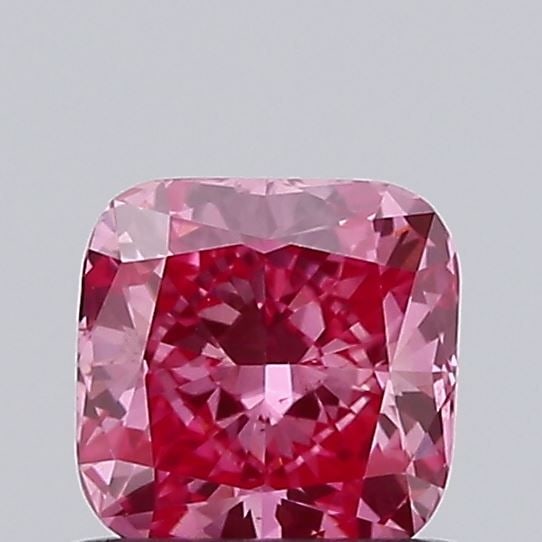 Loose Diamond - CUSHION MODIFIED 0.51ct Fancy Vivid Pink VS1: Loose Diamond - CUSHION MODIFIED 0.51ct Fancy Vivid Pink VS1 Source: This is a real non-mined Diamond that has been grown in a lab Shape: CUSHION MODIFIED Carats: 0.51 Color: Fancy Vivid Pink Certific
