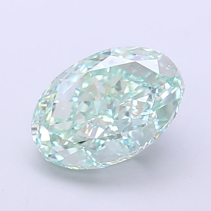 Loose Diamond - OVAL 2.41ct Fancy Vivid Green VS2: Loose Diamond - OVAL 2.41ct Fancy Vivid Green VS2 Source: This is a real non-mined Diamond that has been grown in a lab Shape: OVAL Carats: 2.41 Color: Fancy Vivid Green Certification: IGI Video: