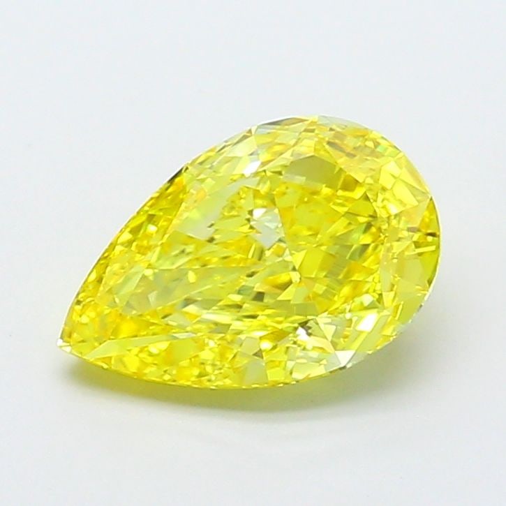 Loose Diamond - PEAR 2.1ct Fancy Intense Yellow VVS2: Loose Diamond - PEAR 2.1ct Fancy Intense Yellow VVS2 Source: This is a real non-mined Diamond that has been grown in a lab Shape: PEAR Carats: 2.1 Color: Fancy Intense Yellow Certification: IGI