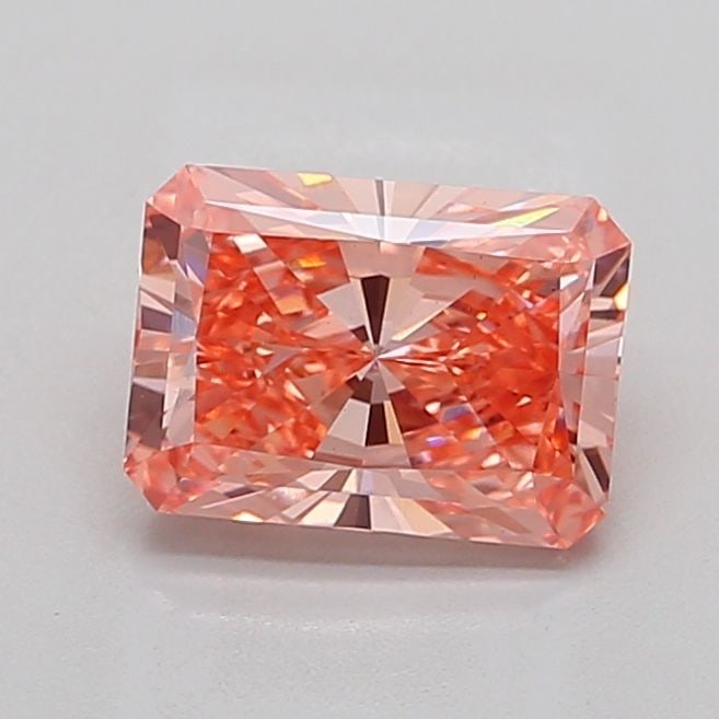 Loose Diamond - RADIANT 2.51ct Fancy Vivid Pink VS1: Loose Diamond - RADIANT 2.51ct Fancy Vivid Pink VS1 Source: This is a real non-mined Diamond that has been grown in a lab Shape: RADIANT Carats: 2.51 Color: Fancy Vivid Pink Certification: IGI Video: