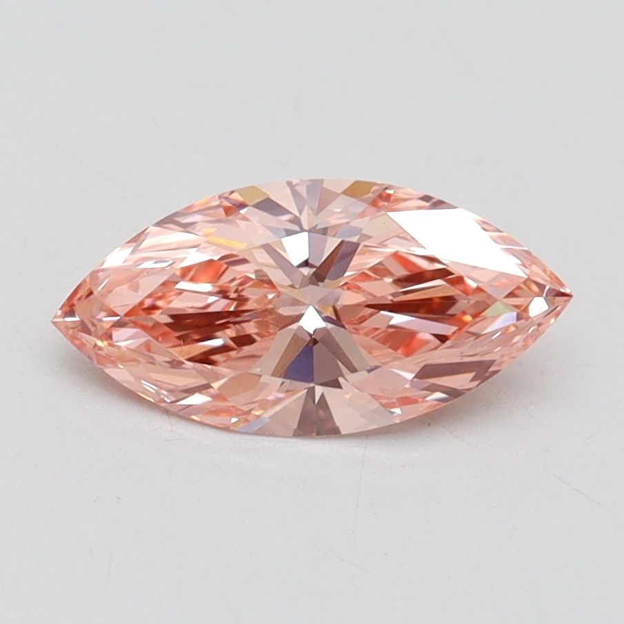 Loose Diamond - MARQUISE 0.84ct Fancy Intense Pink VS1: Loose Diamond - MARQUISE 0.84ct Fancy Intense Pink VS1 Source: This is a real non-mined Diamond that has been grown in a lab Shape: MARQUISE Carats: 0.84 Color: Fancy Intense Pink Certification: IGI