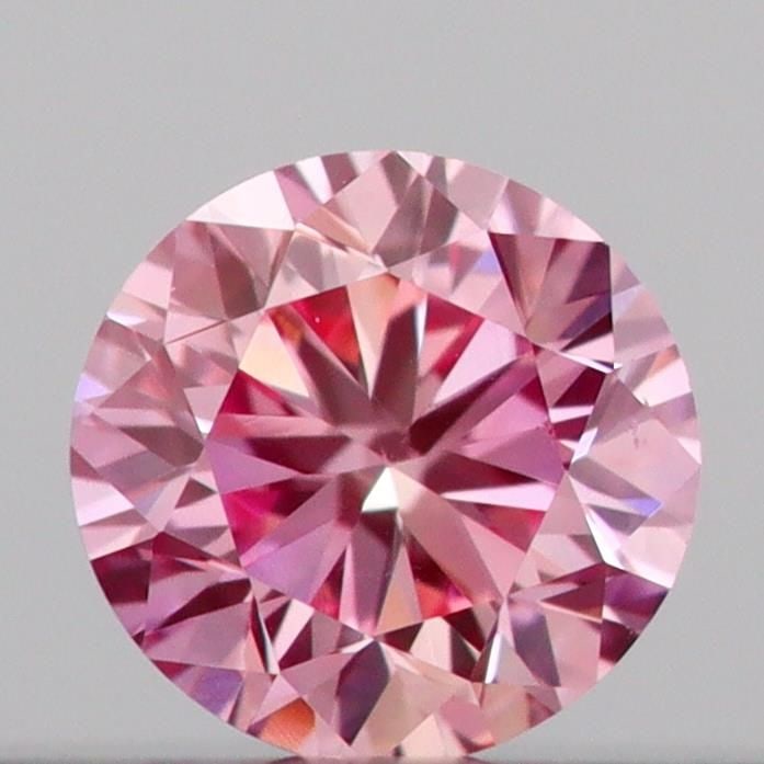 Loose Diamond - ROUND 0.14ct Fancy Intense Pink VS1: Loose Diamond - ROUND 0.14ct Fancy Intense Pink VS1 Source: This is a real non-mined Diamond that has been grown in a lab Shape: ROUND Carats: 0.14 Color: Fancy Intense Pink Certification: IGI Video: