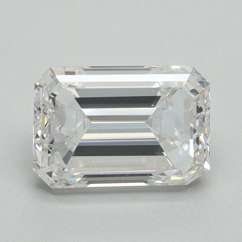 Loose Diamond - EMERALD 1.59ct D VS2: Loose Diamond - EMERALD 1.59ct D VS2 Source: This is a real non-mined Diamond that has been grown in a lab Shape: EMERALD Carats: 1.59 Color: D Clarity: VS2 Certification: NONE Video: