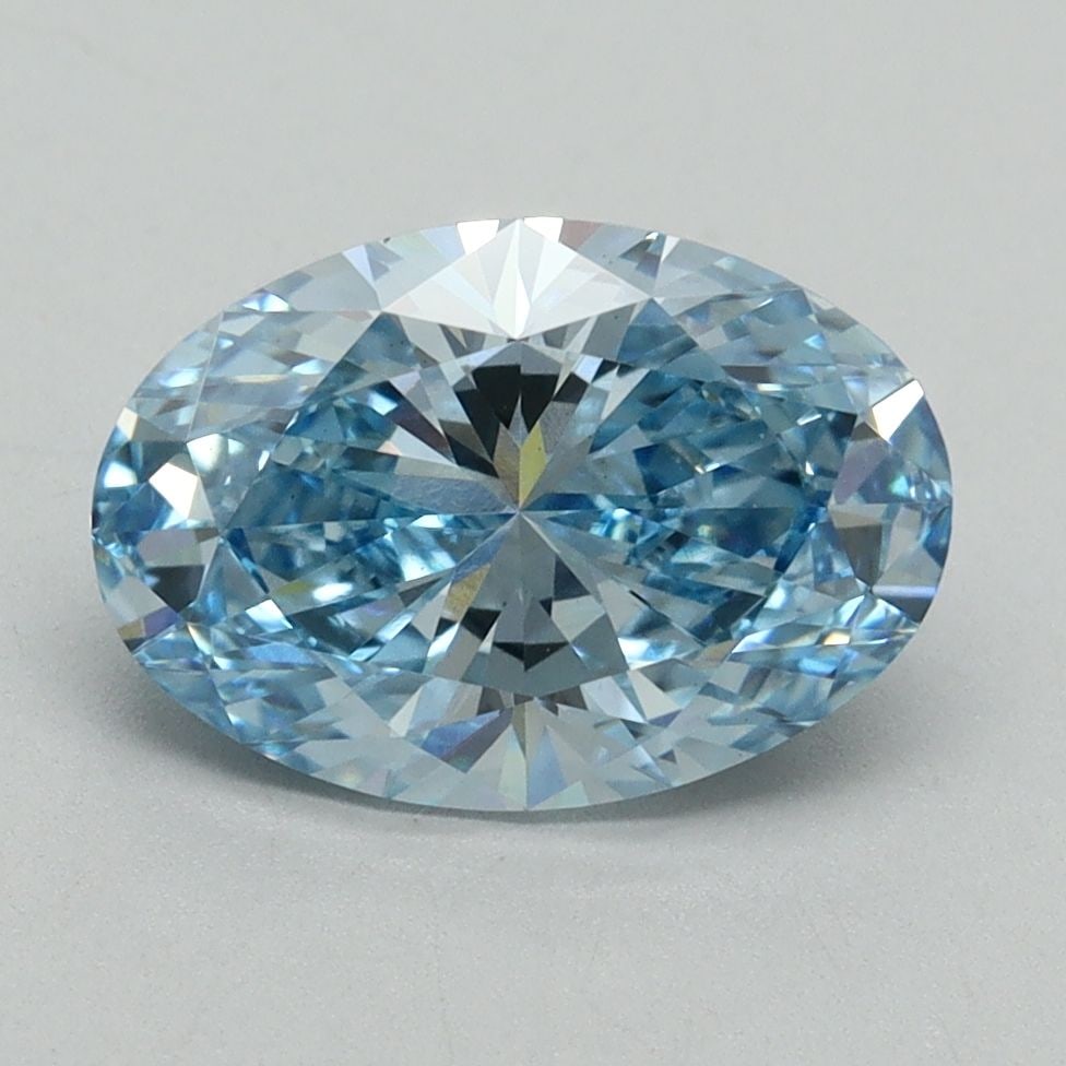 Loose Diamond - OVAL 2.09ct Fancy Vivid Blue VS1: Loose Diamond - OVAL 2.09ct Fancy Vivid Blue VS1 Source: This is a real non-mined Diamond that has been grown in a lab Shape: OVAL Carats: 2.09 Color: Fancy Vivid Blue Certification: IGI Video: Video