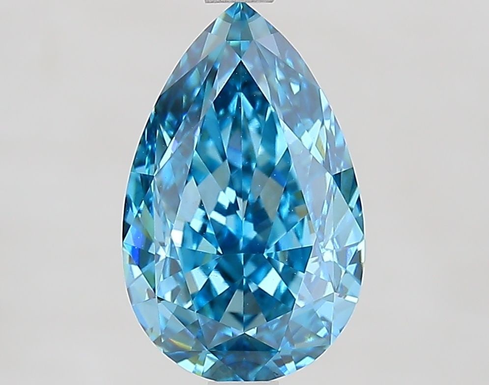 Loose Diamond - PEAR 3.11ct Fancy Vivid Blue VVS2 (1 of 1)