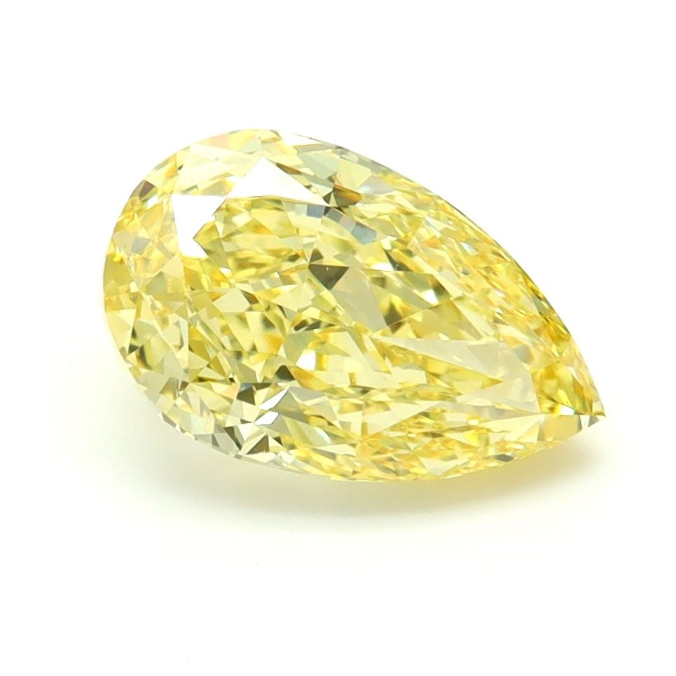 Loose Diamond - PEAR 2.05ct Fancy Intense Yellow VVS2: Loose Diamond - PEAR 2.05ct Fancy Intense Yellow VVS2 Source: This is a real non-mined Diamond that has been grown in a lab Shape: PEAR Carats: 2.05 Color: Fancy Intense Yellow Certification: IGI