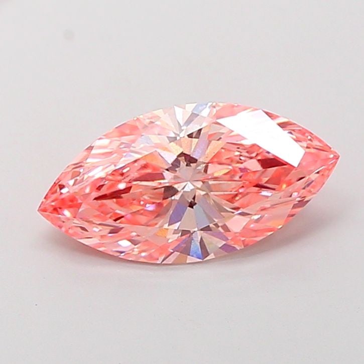 Loose Diamond - MARQUISE 3.04ct Fancy Vivid Pink VS2: Loose Diamond - MARQUISE 3.04ct Fancy Vivid Pink VS2 Source: This is a real non-mined Diamond that has been grown in a lab Shape: MARQUISE Carats: 3.04 Color: Fancy Vivid Pink Certification: IGI Video