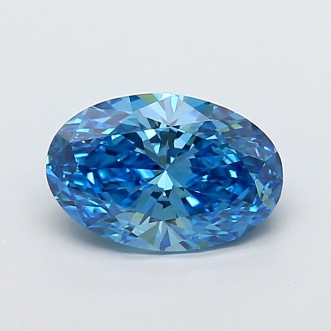 Loose Diamond - OVAL 1.31ct Fancy Vivid Blue VS1: Loose Diamond - OVAL 1.31ct Fancy Vivid Blue VS1 Source: This is a real non-mined Diamond that has been grown in a lab Shape: OVAL Carats: 1.31 Color: Fancy Vivid Blue Certification: IGI Video: Video