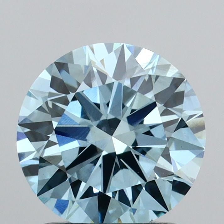 Ideal Loose Diamond - ROUND 1.43ct Fancy Vivid Blue VS2: Ideal Loose Diamond - ROUND 1.43ct Fancy Vivid Blue VS2 Source: This is a real non-mined Diamond that has been grown in a lab Shape: ROUND Carats: 1.43 Color: Fancy Vivid Blue Certification: IGI