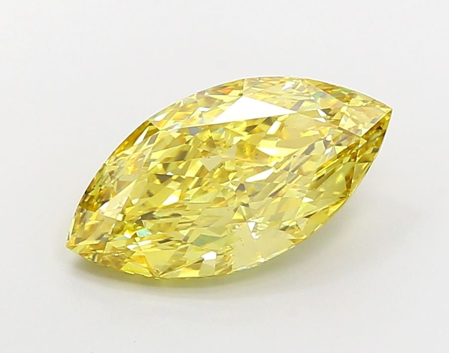 Loose Diamond - MARQUISE 5.01ct Fancy Vivid Yellow VS2: Loose Diamond - MARQUISE 5.01ct Fancy Vivid Yellow VS2 Source: This is a real non-mined Diamond that has been grown in a lab Shape: MARQUISE Carats: 5.01 Color: Fancy Vivid Yellow Certification: IGI