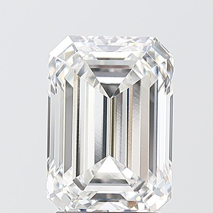 Loose Diamond - EMERALD 2.53ct E VVS2: Loose Diamond - EMERALD 2.53ct E VVS2 Source: This is a real non-mined Diamond that has been grown in a lab Shape: EMERALD Carats: 2.53 Color: E Clarity: VVS2 Certification: IGI Video: