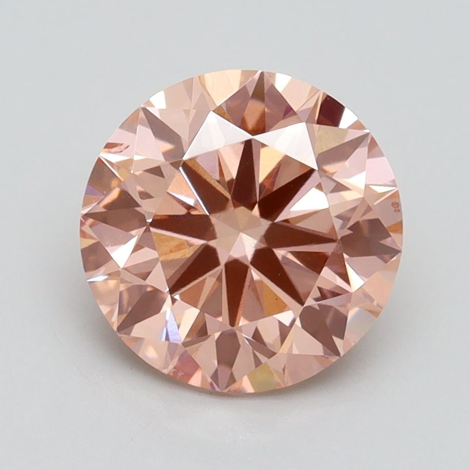 Loose Diamond - ROUND 2.3ct Fancy Intense Pink VS2: Loose Diamond - ROUND 2.3ct Fancy Intense Pink VS2 Source: This is a real non-mined Diamond that has been grown in a lab Shape: ROUND Carats: 2.3 Color: Fancy Intense Pink Certification: IGI Video: