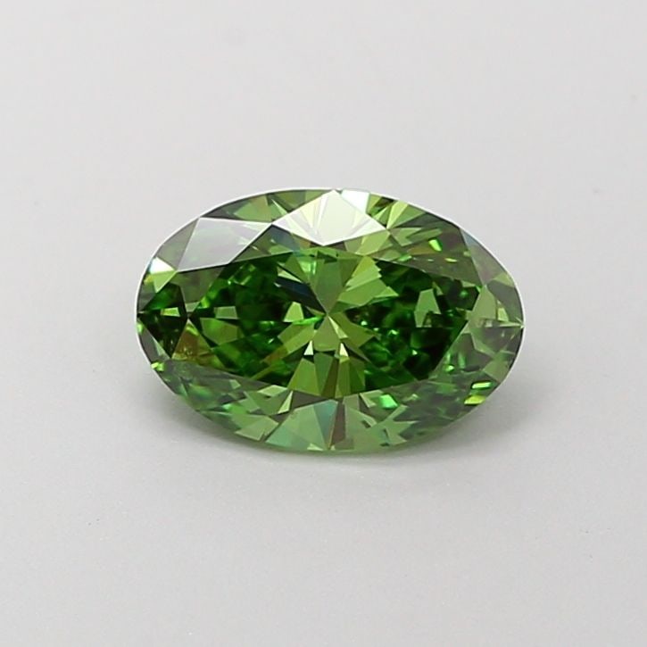 Loose Diamond - OVAL 1.0ct Fancy Vivid Green VS2: Loose Diamond - OVAL 1.0ct Fancy Vivid Green VS2 Source: This is a real non-mined Diamond that has been grown in a lab Shape: OVAL Carats: 1.0 Color: Fancy Vivid Green Certification: IGI Video: